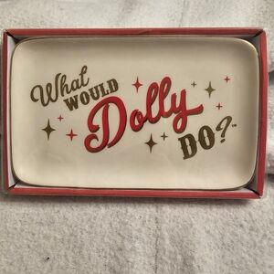Dolly Parton What Would Dolly Do Catch All Ceramic Tray